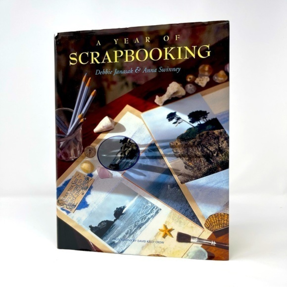 A Year of Scrapbooking by Debby Janasak &‎ Anna Swinney Hard Back W. Dust Jacket